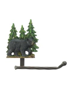 BLACK BEAR TOILET PAPER HOLDER