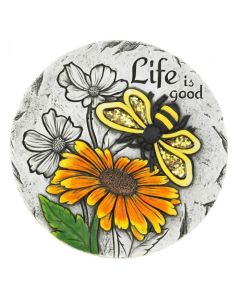 LIFE IS GOOD SUNFLOWER STEPPING STONE